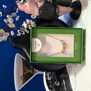 Kate Spade X Target Gold toned LUCKY Statement Necklace